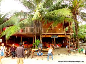 Bunna's Place Dorms and Bar on Koh Rong Island.  SihanoukVille, Cambodia.