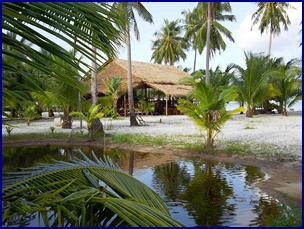 Palm Beach Bungalows on Koh Rong Island,  SihanoukVille, Cambodia.