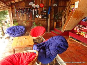 The Rising Sun Guesthouse, Beach Shop & Coffee Shop on Koh Rong Island.