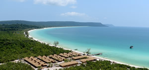 Sok San Beach Resort on Koh Rong Island, Cambodia.