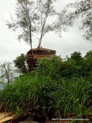 TreeHouse Bungalows on Koh Rong Island.  SihanoukVille, Cambodia.